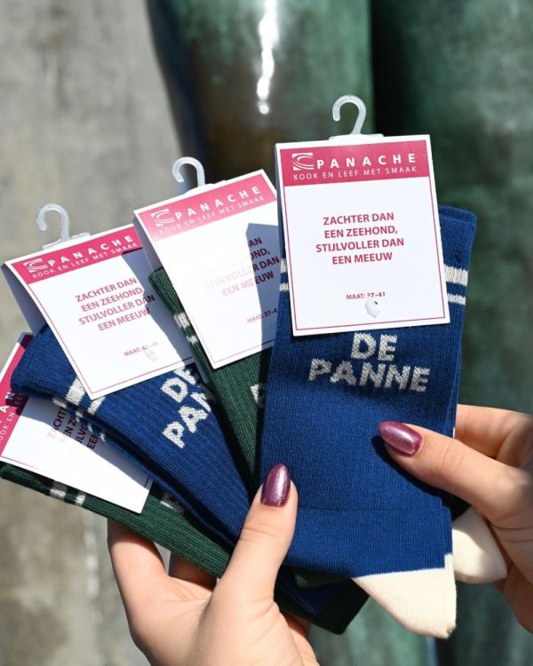 Panache De Panne kousen 37-41 (Navy Blue) - Panache (Koksijde)