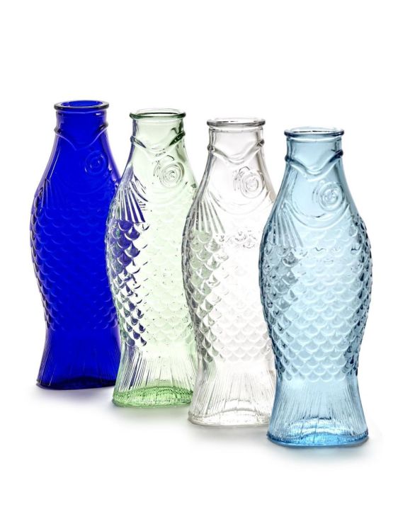 Paola Navone Carafe Fish & Fish (Light Blue) - Panache (Koksijde)