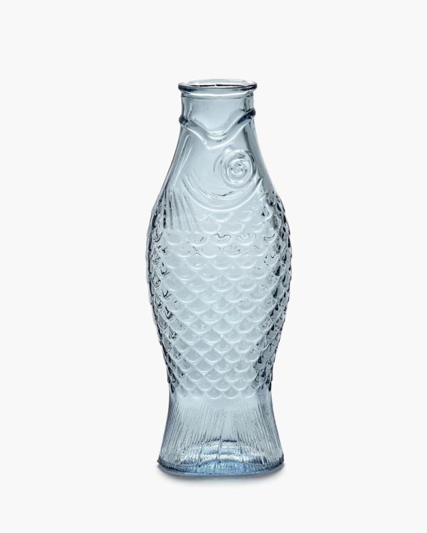 Paola Navone Carafe Fish & Fish (Light Blue) - Panache (Koksijde)