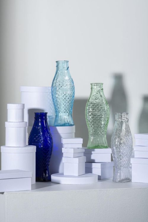 Paola Navone Karaf Fish & Fish transparant (Transparant) - Panache (Koksijde)