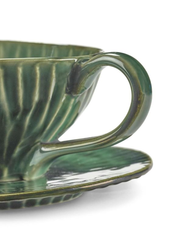 Pascale Naessens Cappuccinokop 230ml - Verde Lanza (Groen) - Panache (Koksijde)