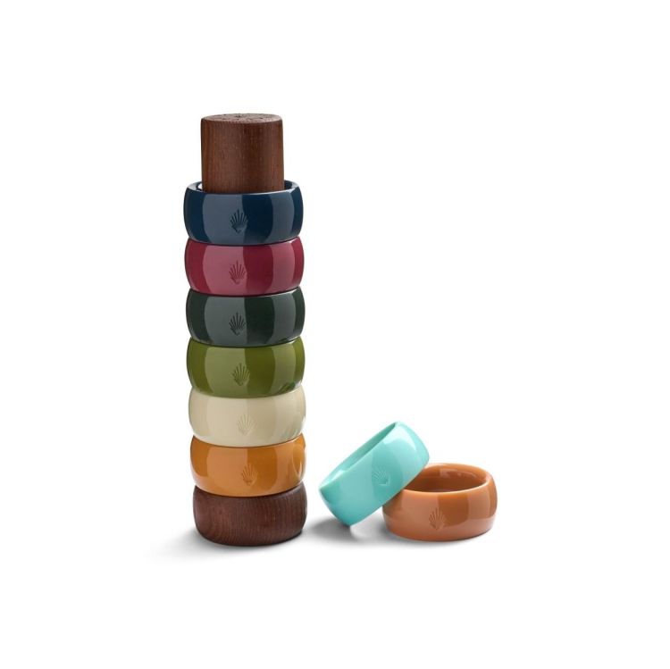 Paveau Glassware The Gathering houder voor servetringen (Hout) - Panache (Koksijde)