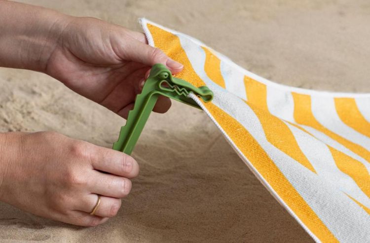 Peleg Design Crococlips - strandhanddoekklemmen (Groen) - Panache (Koksijde)