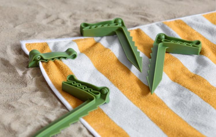 Peleg Design Crococlips - strandhanddoekklemmen (Groen) - Panache (Koksijde)