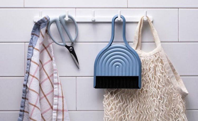 Peleg Design DustArch vuilblik en handborstel (Blauw) - Panache (Koksijde)