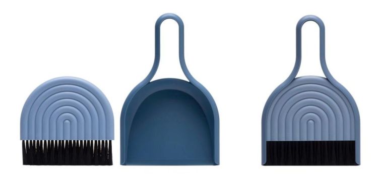 Peleg Design DustArch vuilblik en handborstel (Blauw) - Panache (Koksijde)