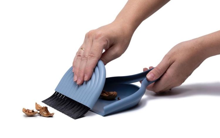 Peleg Design DustArch vuilblik en handborstel (Blauw) - Panache (Koksijde)