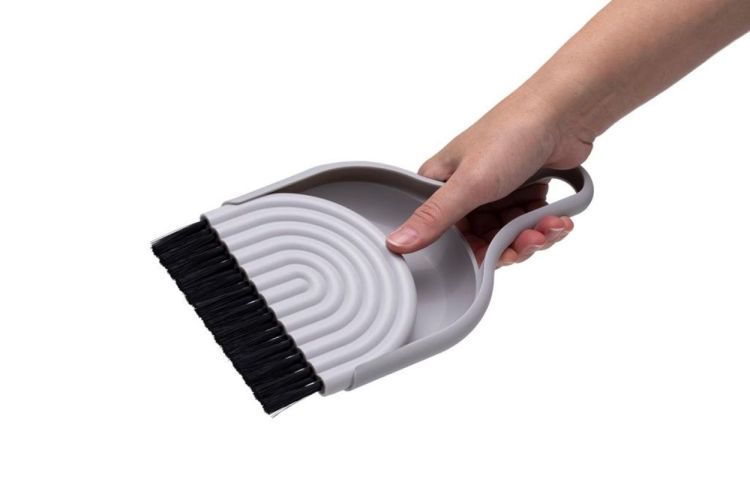 Peleg Design DustArch vuilblik en handborstel (Grijs) - Panache (Koksijde)