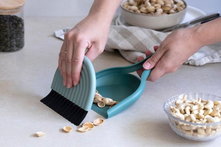 Peleg Design DustArch vuilblik en handborstel (Groen) - Panache (Koksijde)