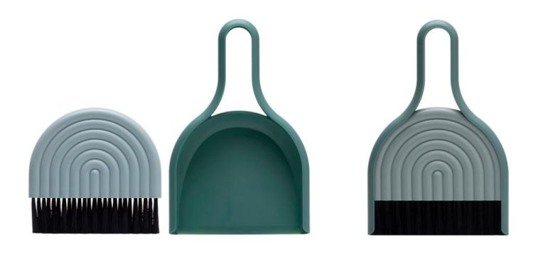 Peleg Design DustArch vuilblik en handborstel (Groen) - Panache (Koksijde)