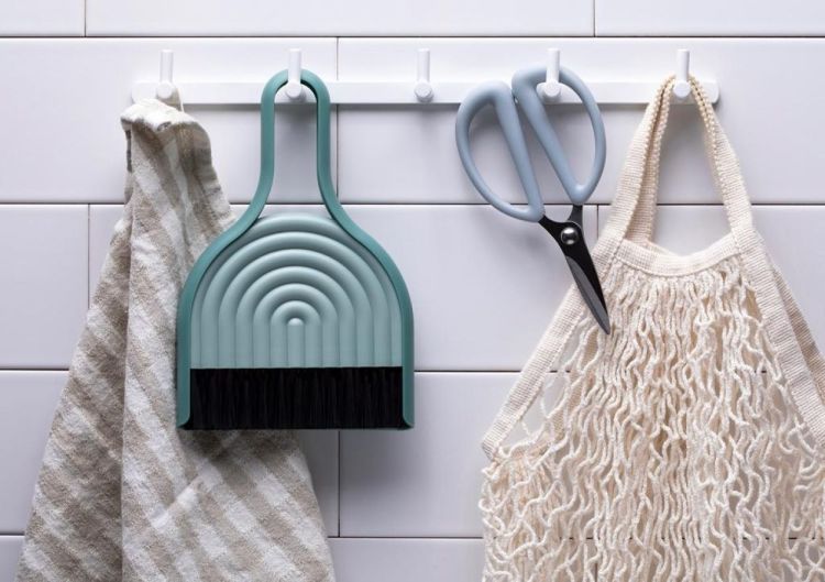 Peleg Design DustArch vuilblik en handborstel (Groen) - Panache (Koksijde)