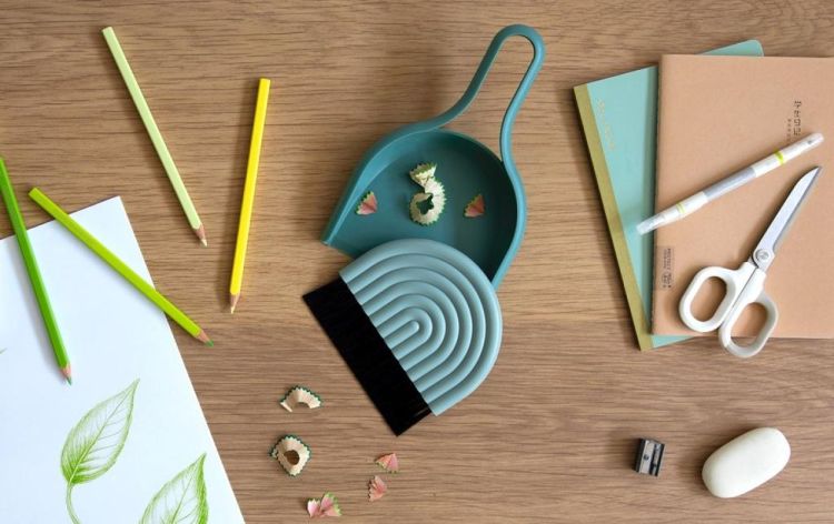 Peleg Design DustArch vuilblik en handborstel (Groen) - Panache (Koksijde)