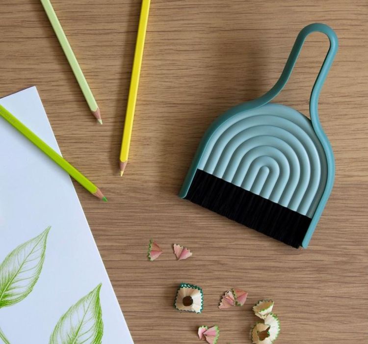 Peleg Design DustArch vuilblik en handborstel (Groen) - Panache (Koksijde)