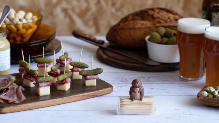 Peleg Design Distributeur de cure-dents Woody (Bruin) - Panache (Koksijde)