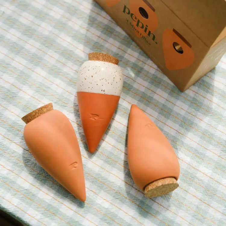 Pepin - Plant Care Set Trio Mini Ollas - Iconique (Terracotta) - Panache (Koksijde)