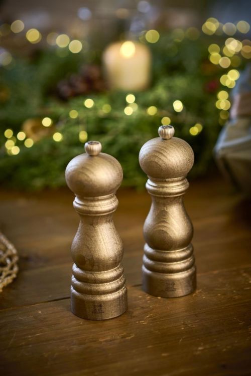 Peugeot Saveurs Golden Paris set peper- en zoutmolen (Goud) - Panache (Koksijde)