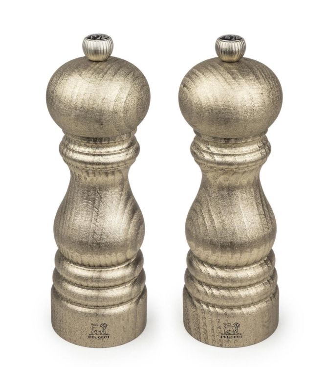 Peugeot Saveurs Golden Paris set peper- en zoutmolen (Goud) - Panache (Koksijde)