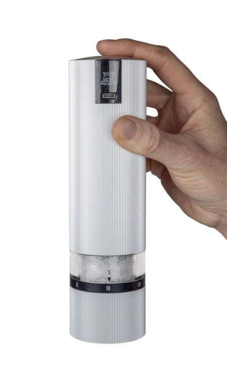 Peugeot Saveurs Line Sense Elektrische Zoutmolen 20cm Zirlion (Aluminium) - Panache (Koksijde)