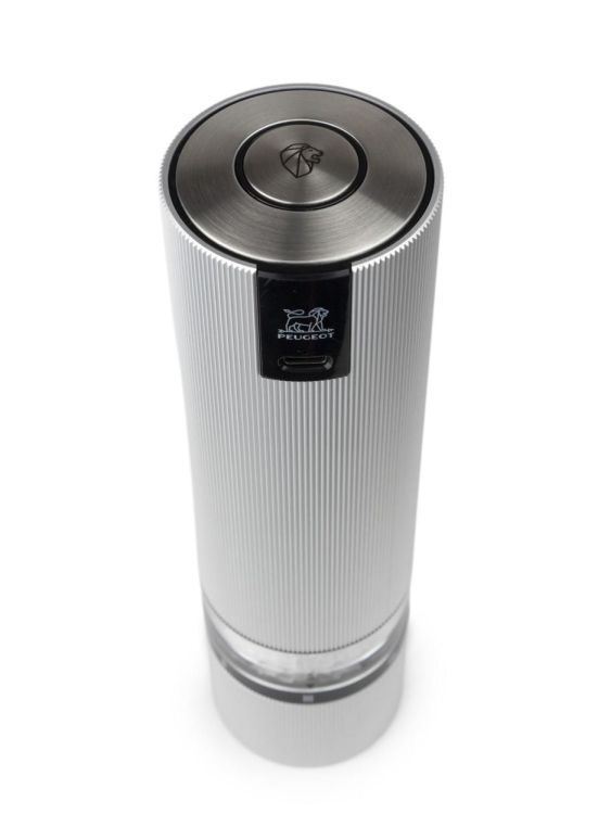 Peugeot Saveurs Line Sense Elektrische Zoutmolen 20cm Zirlion (Aluminium) - Panache (Koksijde)