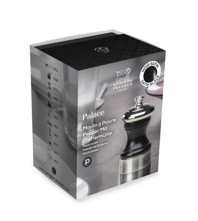 Peugeot Saveurs Palace Pepermolen 10cm (Satijnzwart) - Panache (Koksijde)