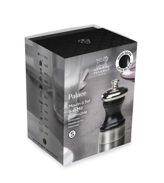 Peugeot Saveurs Palace Zoutmolen 10cm (Satijnzwart) - Panache (Koksijde)