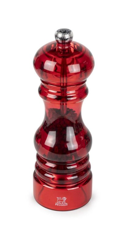 Peugeot Saveurs Podium set peper- en zoutmolen acryl (Rood) - Panache (Koksijde)