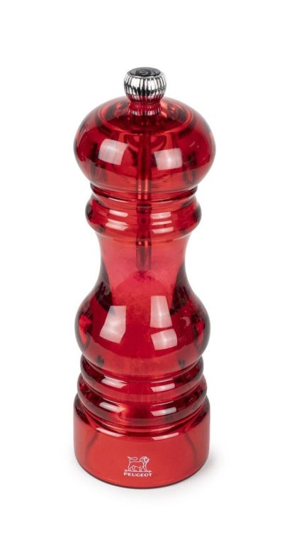 Peugeot Saveurs Podium set peper- en zoutmolen acryl (Rood) - Panache (Koksijde)