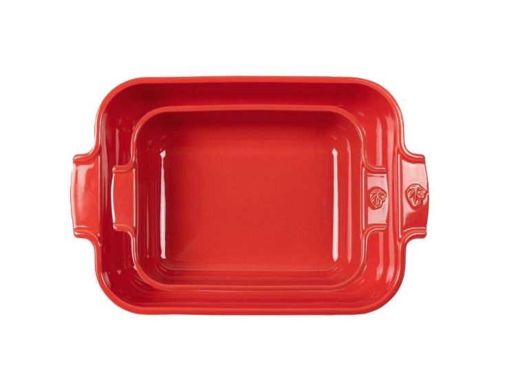 Peugeot Saveurs Set 2 Appolia ovenschalen 25+32cm (Rood) - Panache (Koksijde)