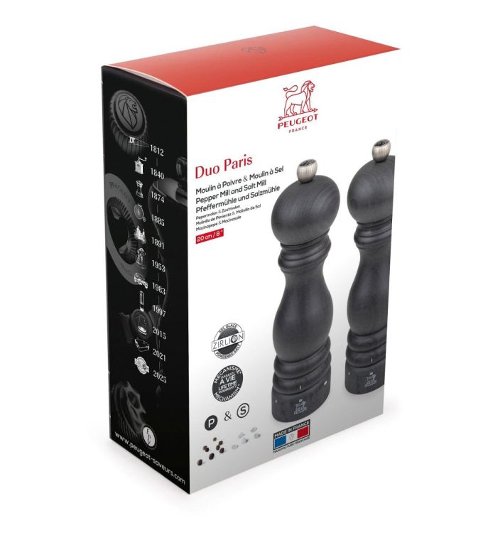 Peugeot Saveurs Set Paris u'Select peper- en zoutmolen 20cm (Graphite) - Panache (Koksijde)