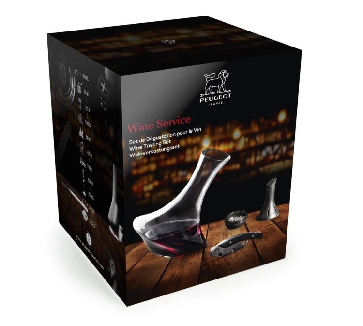 Peugeot Saveurs Wine Service set (Transparant) - Panache (Koksijde)