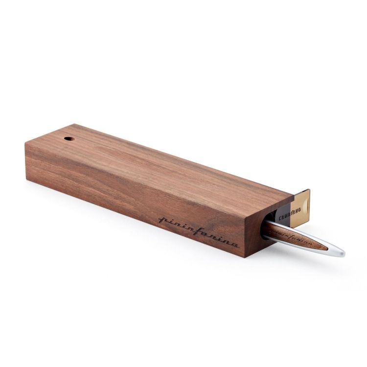 Pininfarina Cambiano - Ballpoint ink (Walnut - Polished chrome) - Panache (Koksijde)