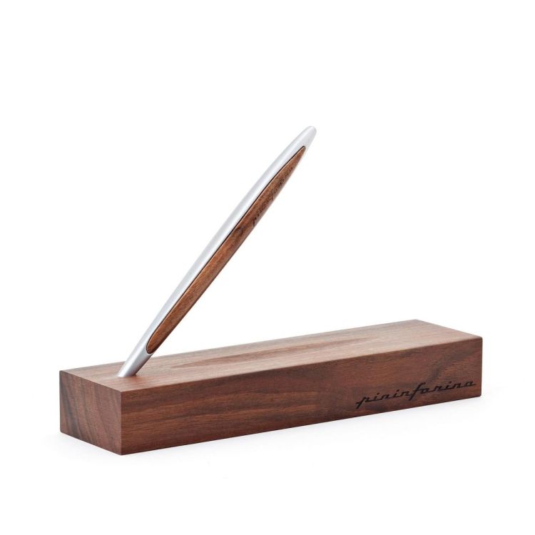 Pininfarina Cambiano - Ballpoint ink (Walnut - Polished chrome) - Panache (Koksijde)