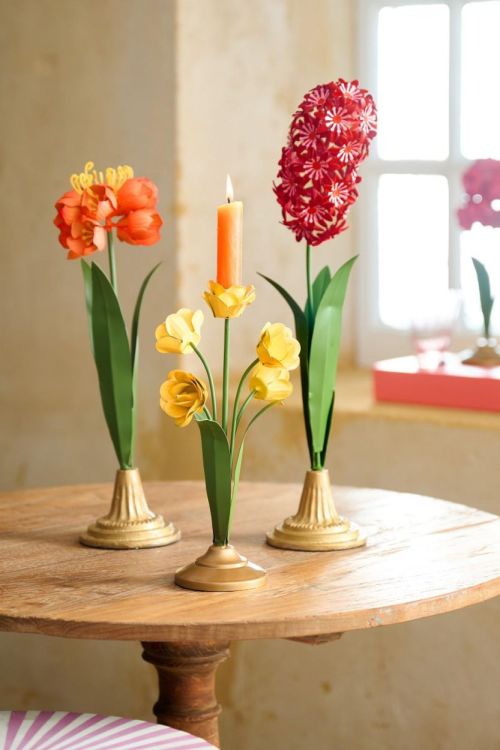 Pip Studio Metalen Bloemen 40cm (Orange) - Panache (Koksijde)