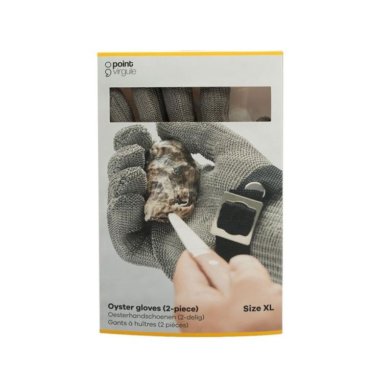 Point-Virgule Set 2 oesterhandschoenen XL (Grijs) - Panache (Koksijde)