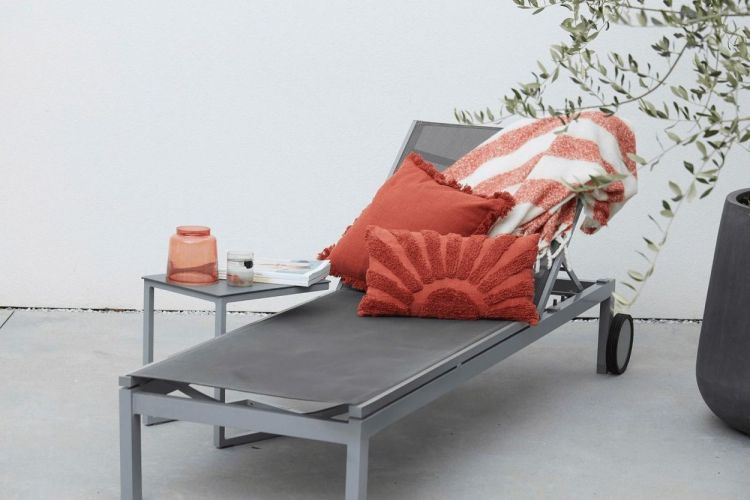 Point-Virgule Summer Plaid 170x130cm (Oranje) - Panache (Koksijde)