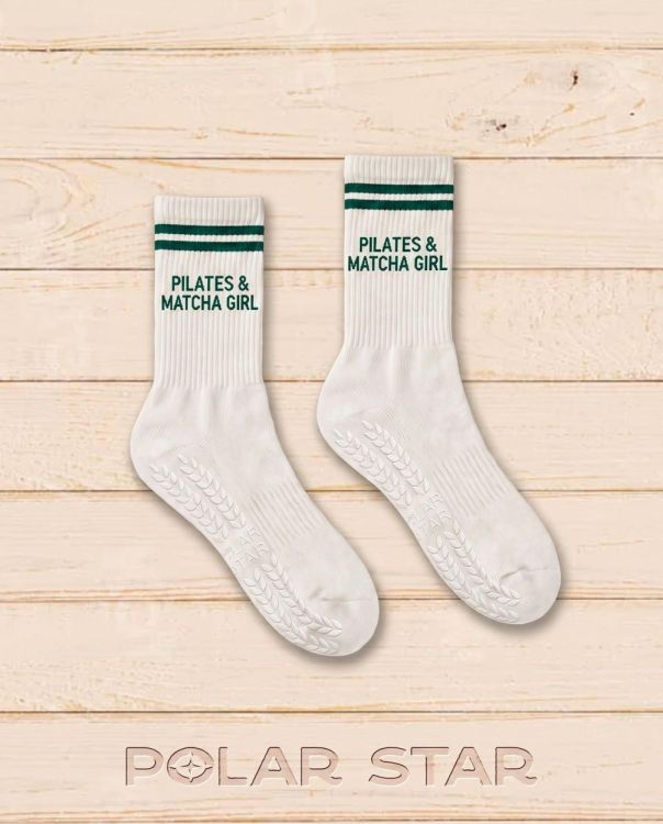 Polar Star Gripkousen Pilates & Matcha girl 36-38 (Groen) - Panache (Koksijde)