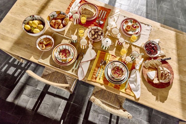 Pomax Assiette à dessert Mykonos Ø20,3cm (Geel) - Panache (Koksijde)