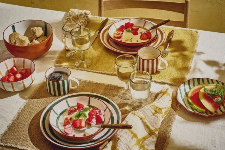 Pomax Dessertbord Mykonos Ø20,3cm (Groen) - Panache (Koksijde)