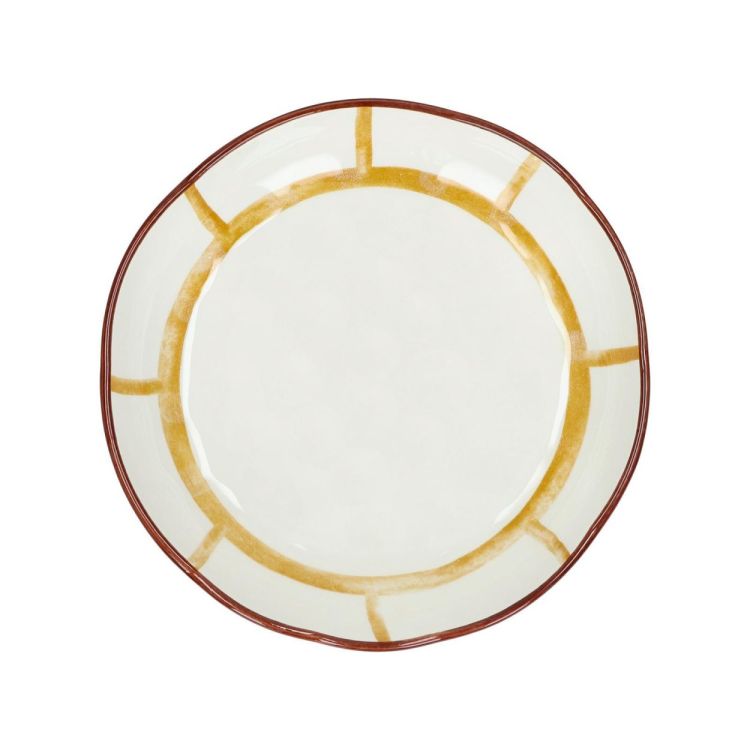 Pomax Diep bord Mykonos Ø20cm (Geel) - Panache (Koksijde)