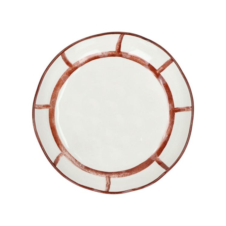 Pomax Diep bord Mykonos Ø20cm (Roest) - Panache (Koksijde)