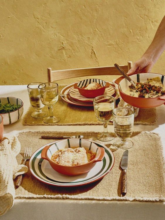 Pomax Dinerbord Mykonos Ø27cm (Groen) - Panache (Koksijde)