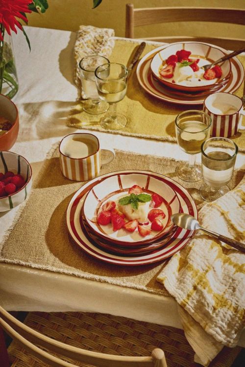 Pomax Dinerbord Mykonos Ø27cm (Roest) - Panache (Koksijde)