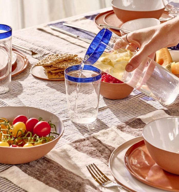 Pomax Glas Tarifa 300ml (Blauw) - Panache (Koksijde)