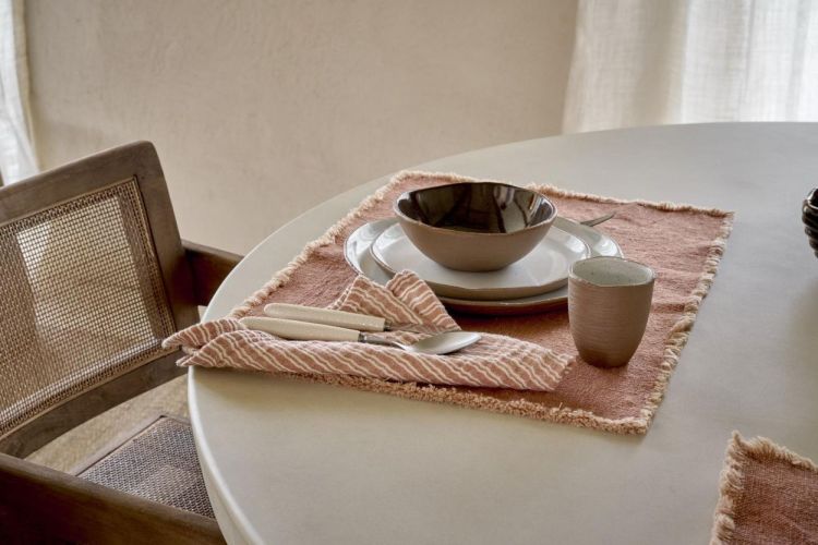 Pomax Servet katoen Frivole 45x45cm (Terracotta) - Panache (Koksijde)