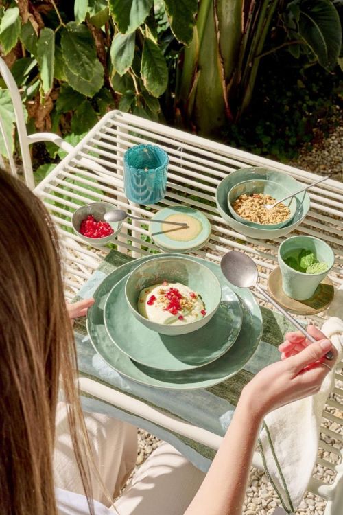 Pomax Serviette de table Carte Blanche 45x45cm (Groen) - Panache (Koksijde)