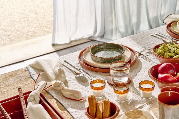 Pomax Serviette de table Carte Blanche 45x45cm (Oranje) - Panache (Koksijde)