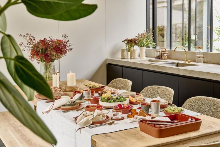 Pomax Serviette de table Carte Blanche 45x45cm (Oranje) - Panache (Koksijde)