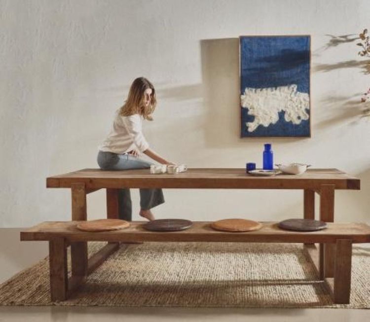 Pomax Tafel Andalucia L240 x W90 x H76 cm (Natural) - Panache (Koksijde)