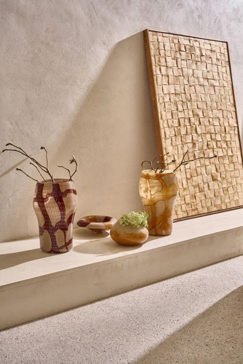 Pomax Vaas Anima H36,5cm (Bordeaux) - Panache (Koksijde)