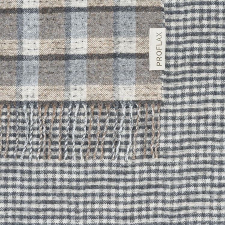 Proflax Karolin plaid 130x185 (Grey) - Panache (Koksijde)